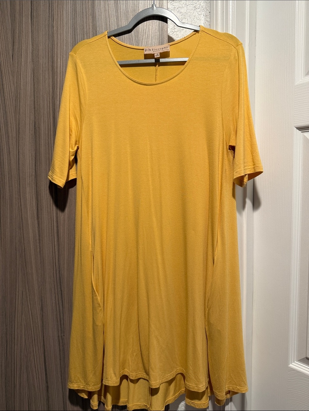 Philosophy Bright Yellow Midi Dress
